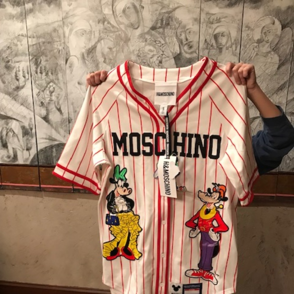 Moschino for H & M Baseball jersey dress/tunic